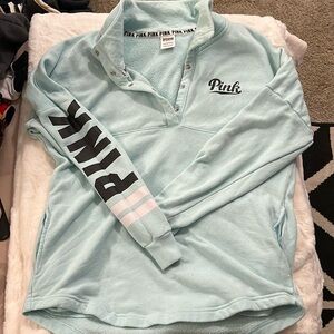 Quarter Snap varsity crew sweatshirt